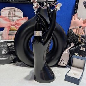 Coach Vintage Signature 925 Sterling Silver Ring Sz 7